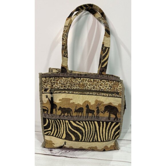 JADE Handbag/Tote Safari African Ethnic Tribal C/W Change Wallet - Picture 2 of 15